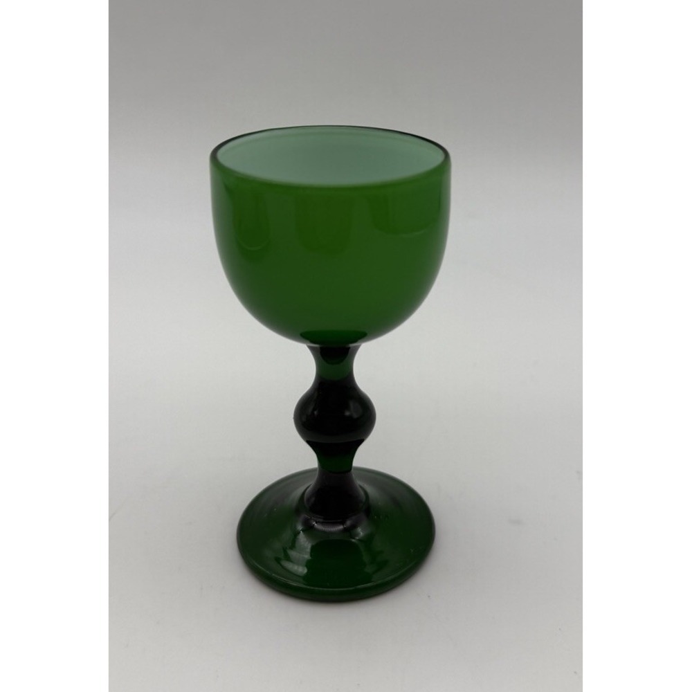 Carlo Moretti Cased Shot Cordial Liquor Glass 3.25" Emerald Green